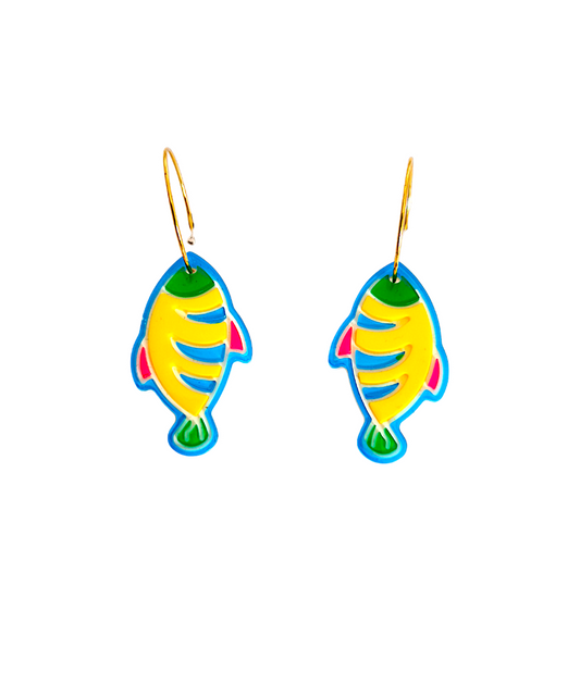 Pendientes Nemo Amarillo